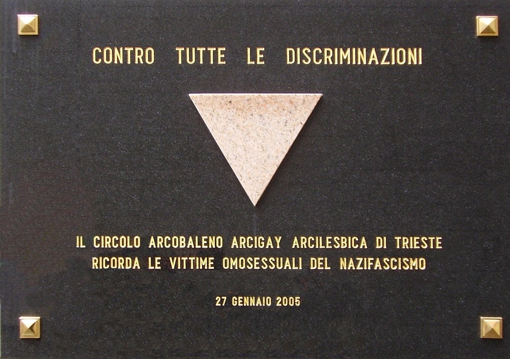 Memoriale a Trieste per omocausto