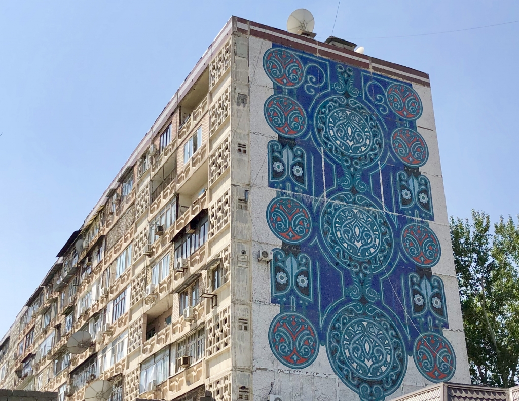 mosaici sovietici architettura brutalista tashkent uzbekistan